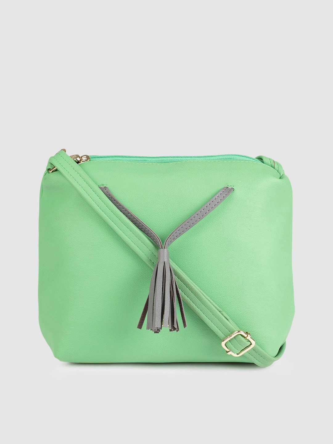 

Baggit Women Green Solid Sling Bag