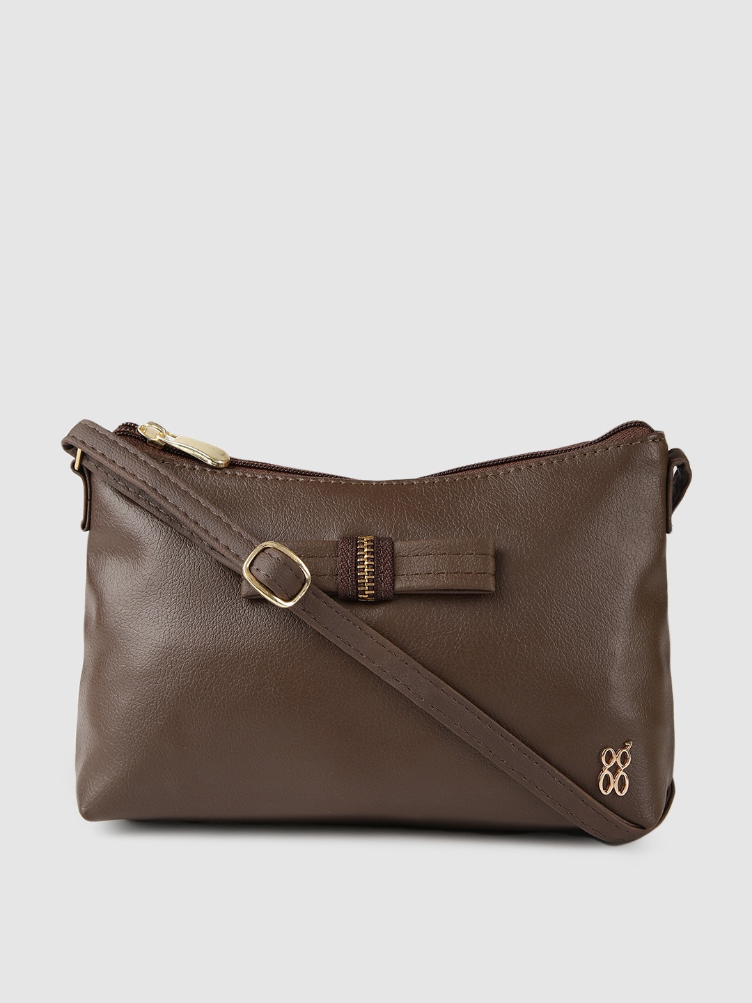

Baggit Brown Solid Sling Bag