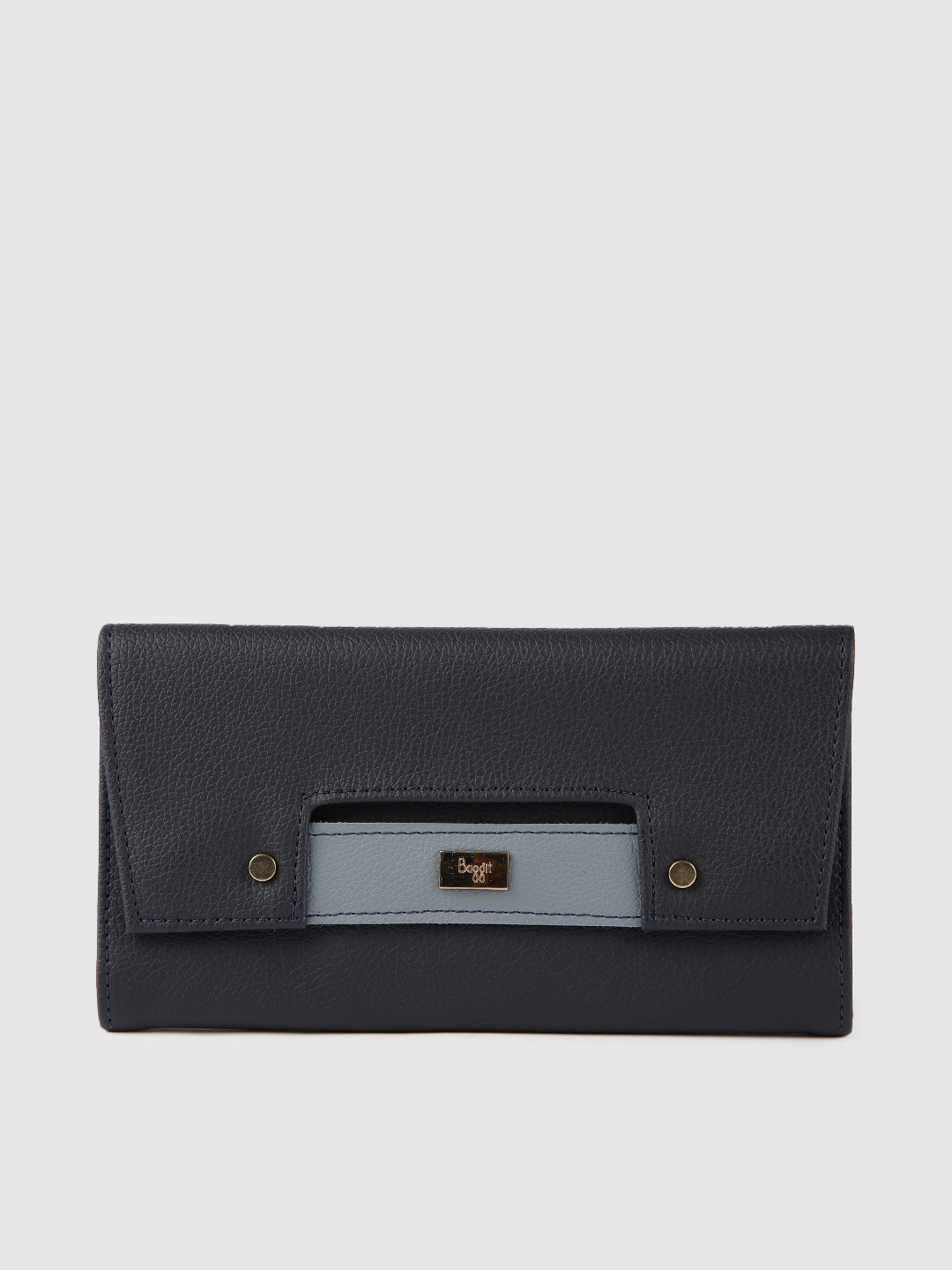 

Baggit Women Blue Solid BEAMY AUDREY 1 Three Fold Wallet