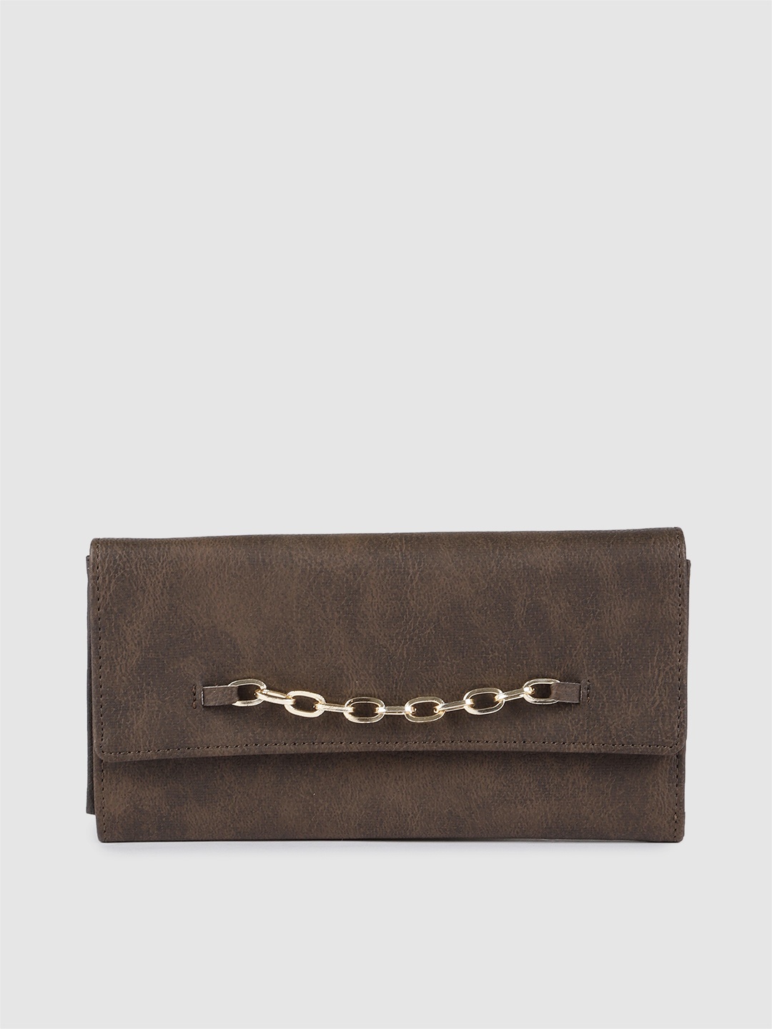 

Baggit Women Brown Solid Two Fold Wallet