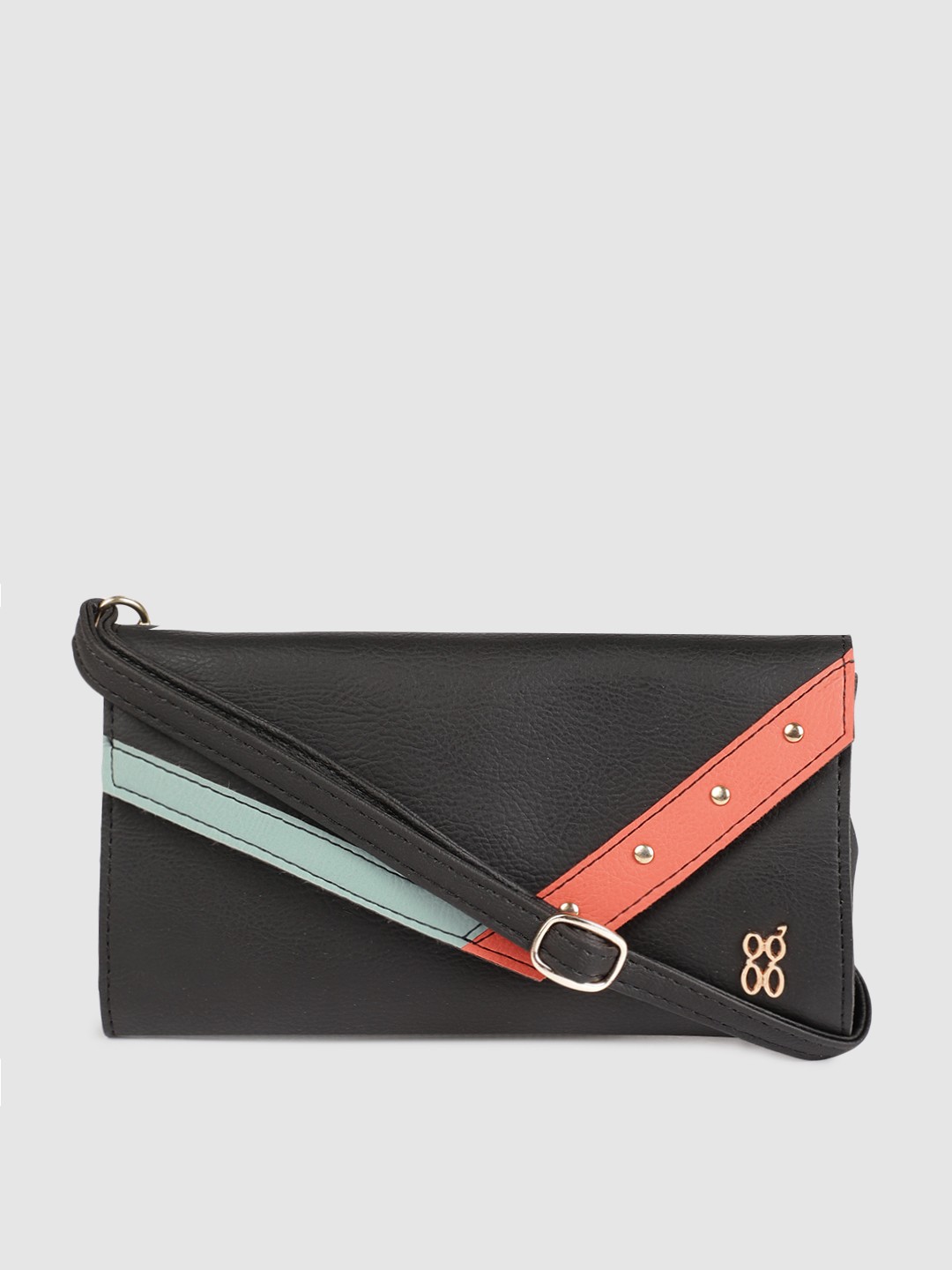 

Baggit Women Black Solid Two Fold Wallet
