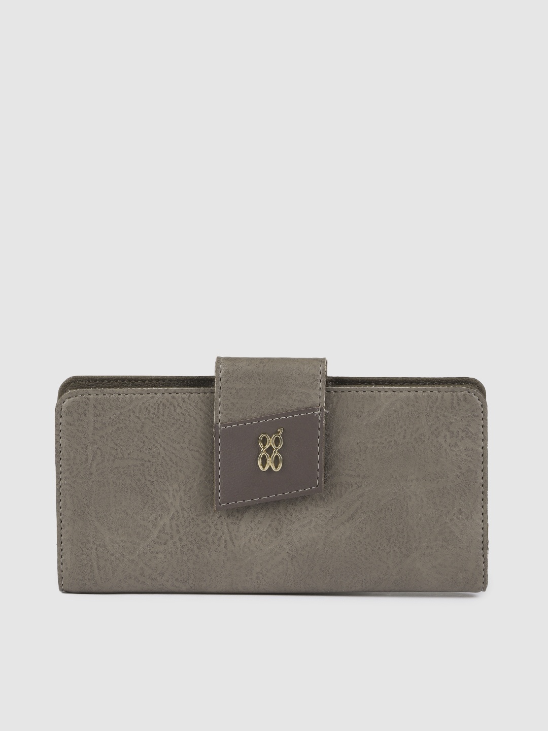 

Baggit Women Olive Green Solid Two Fold Wallet