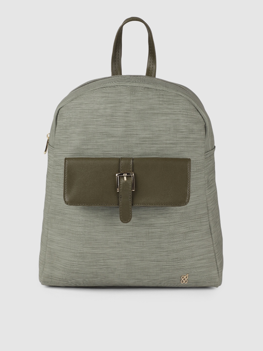 

Baggit Women Olive Green TEEHEE BIRLEY Solid Backpack