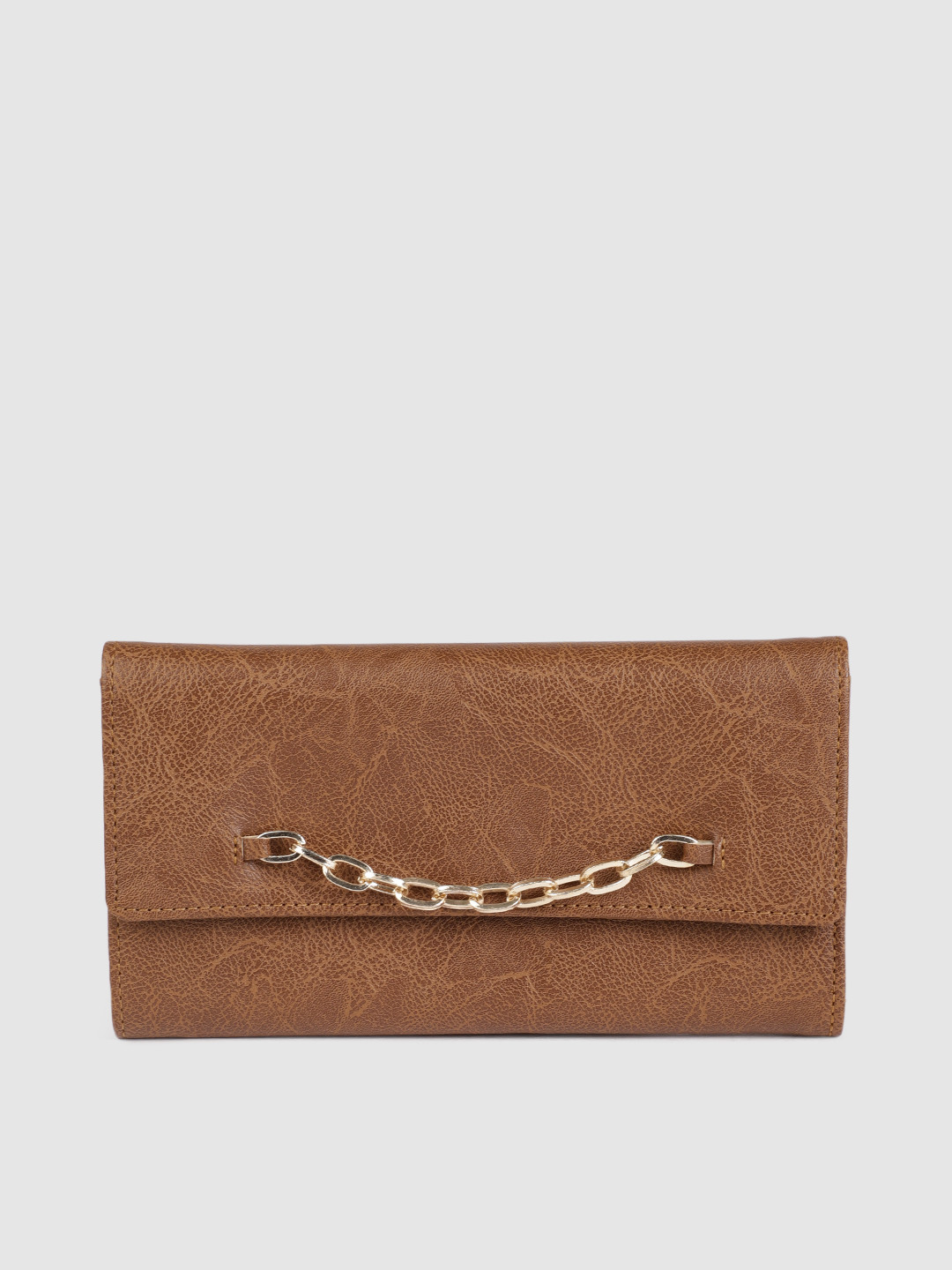 

Baggit Women Brown Solid Two Fold Wallet