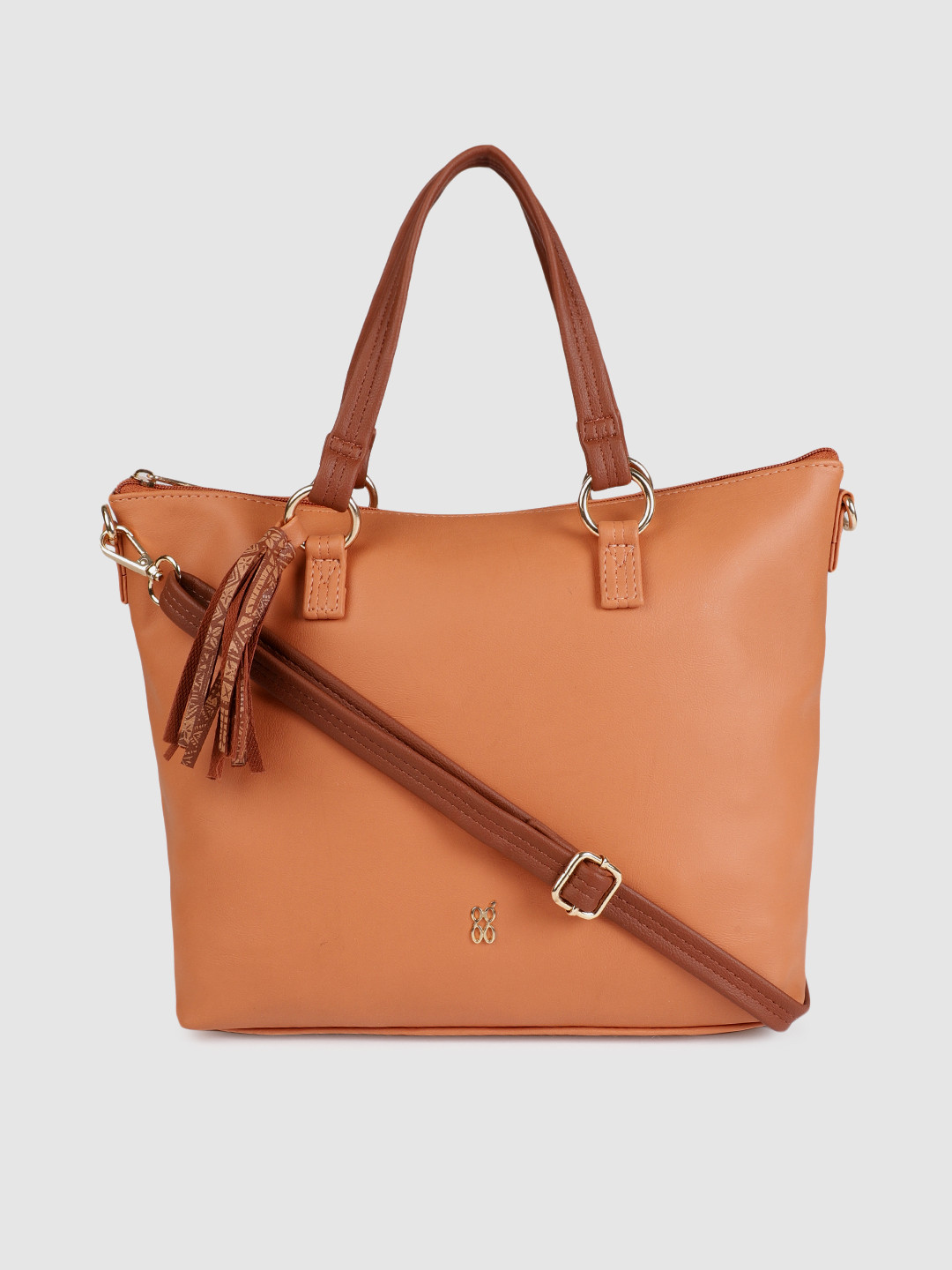 

Baggit Peach-Coloured Solid MIRONDA E DIEGO Handheld Bag