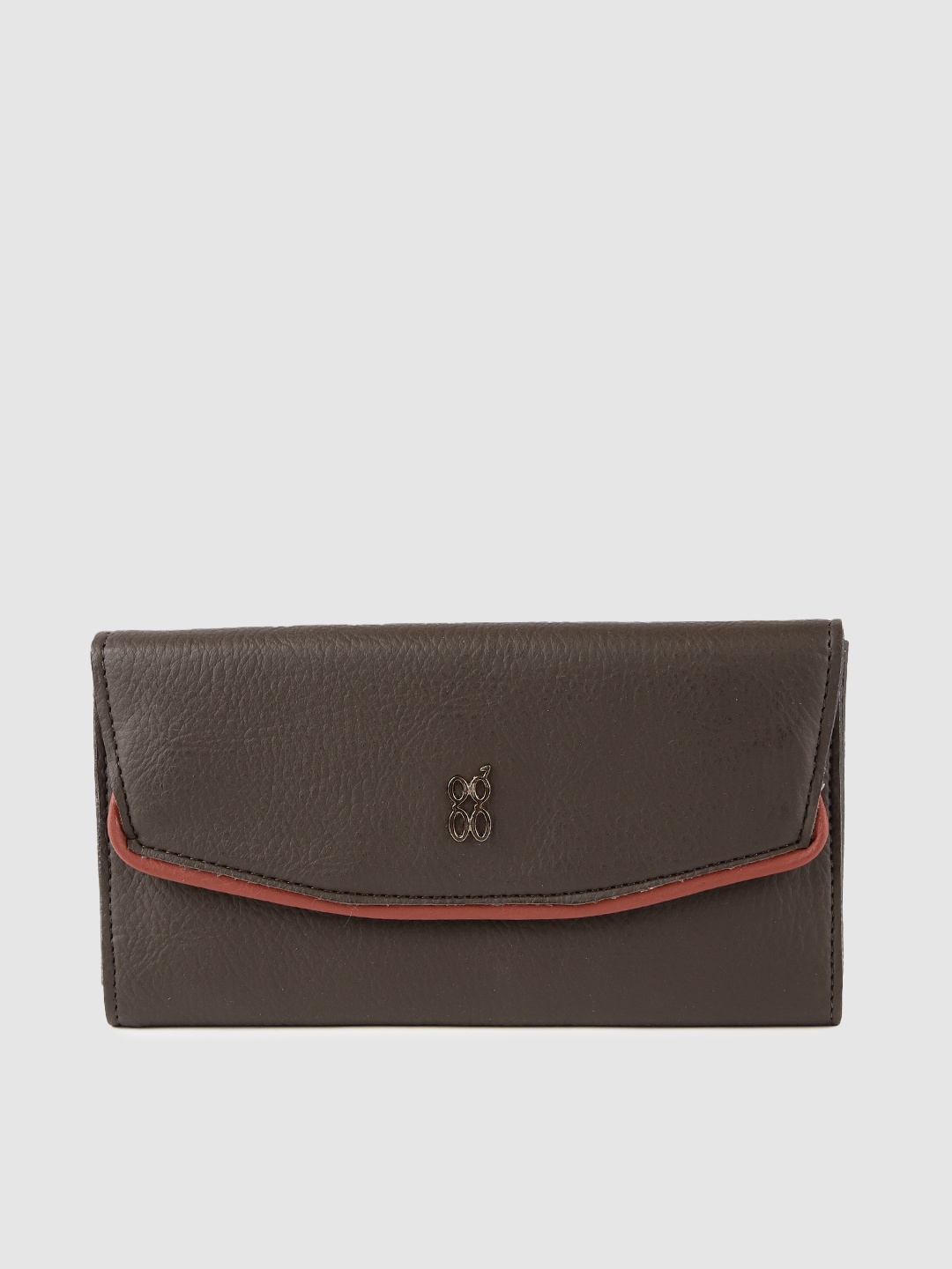 

Baggit Women Brown Solid ANTHONY E FABELLA Two Fold Wallet