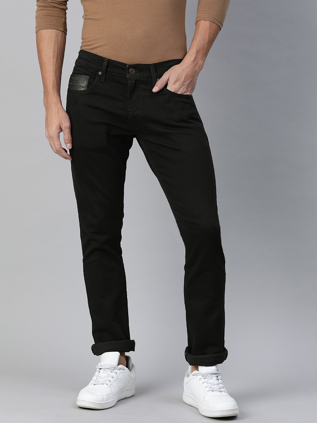 

Levis Men Black 511 Slim Fit Mid-Rise Clean Look Stretchable Jeans