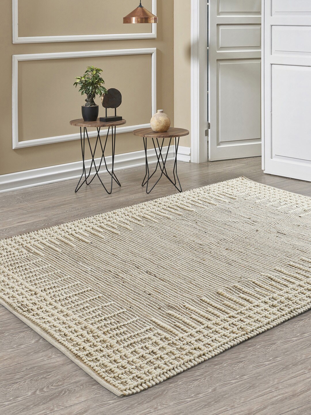 

AVI Living Beige Solid Carpet