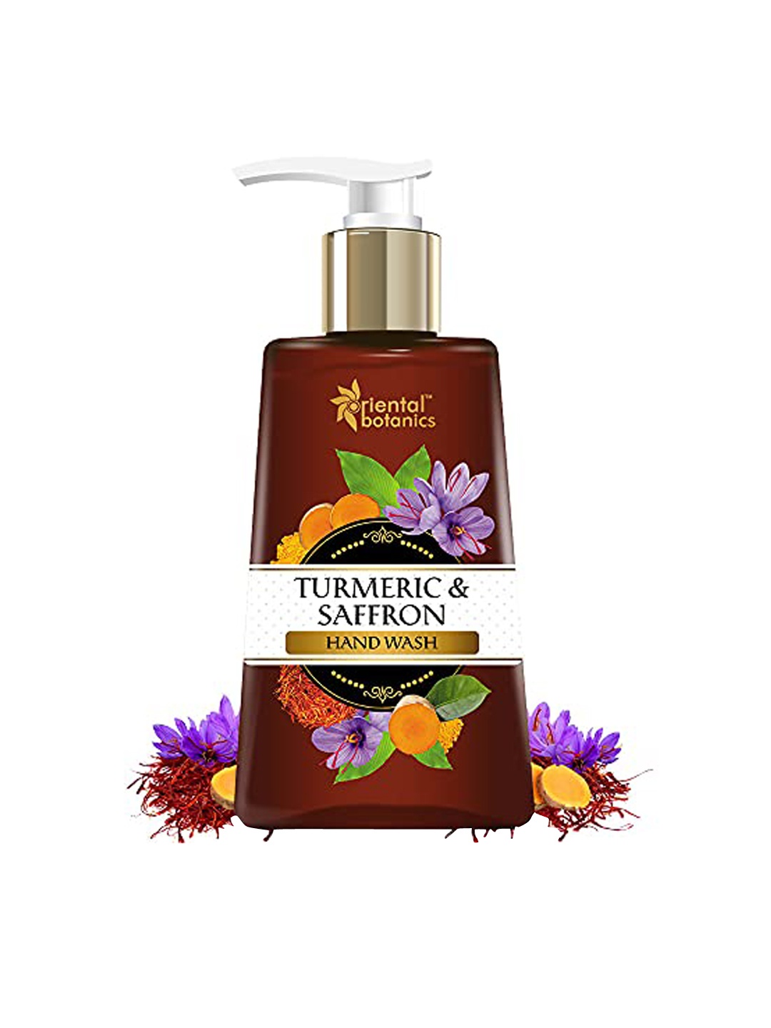 

Oriental Botanics Unisex Maroon Turmeric & Saffron Hand Wash 250 ml