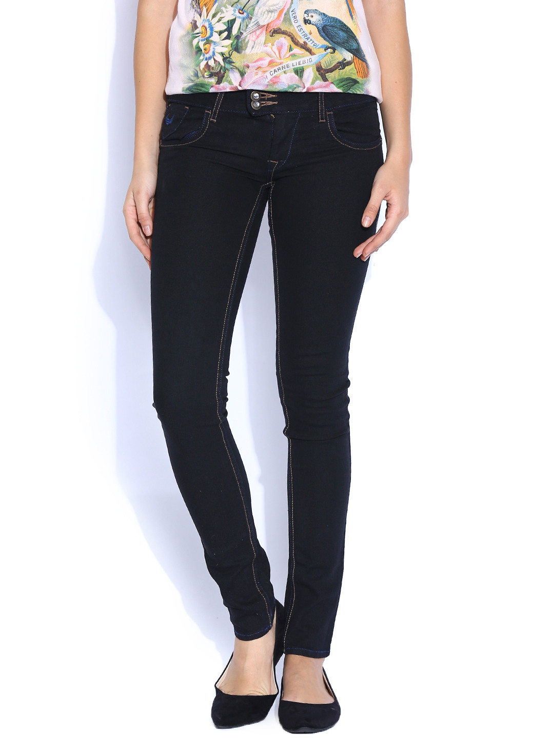 

Flying Machine Black Twiggy Super Skinny Fit Stretchable Jeans