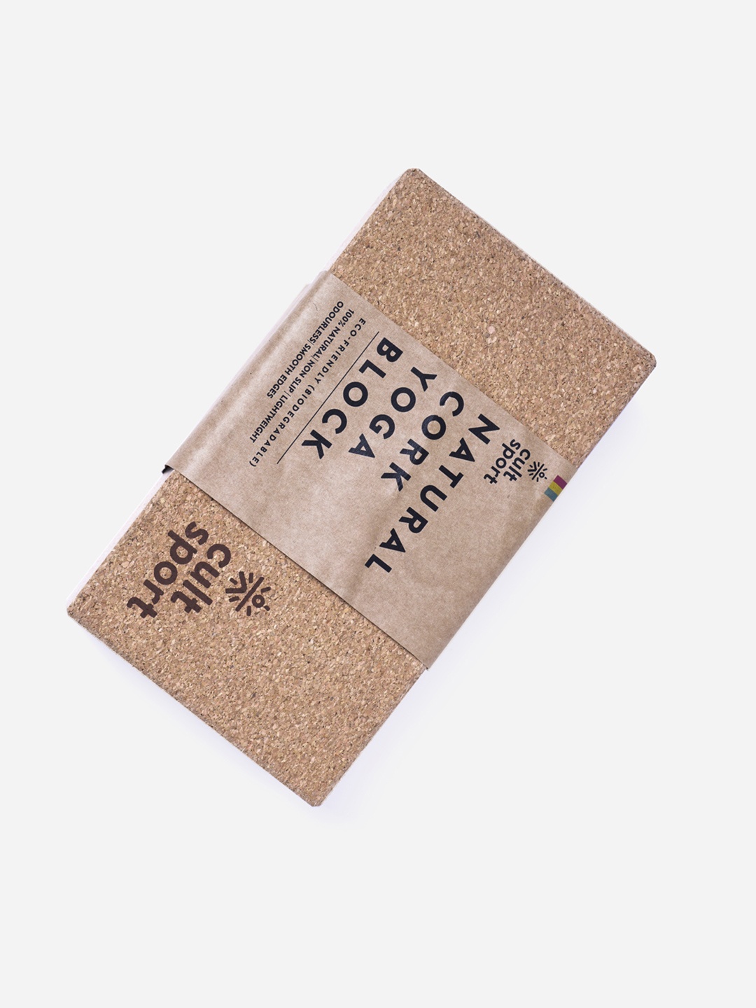 

Cultsport Tan Brown Eco-Friendly Cork Yoga Block