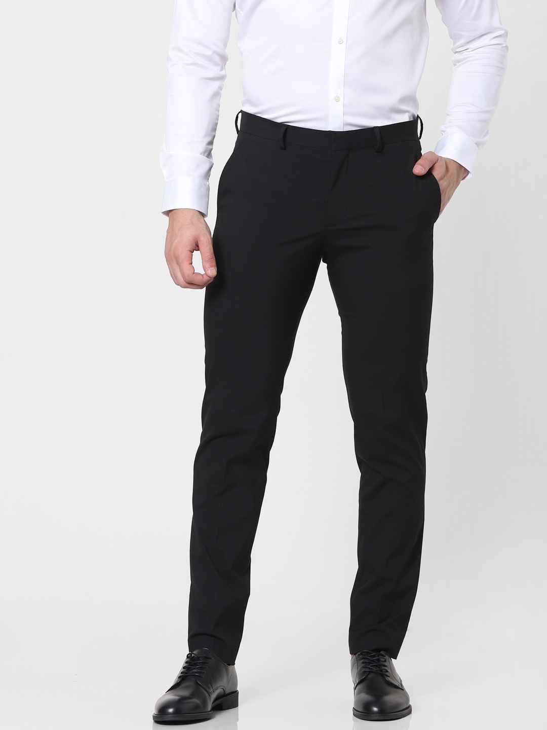 

SELECTED Men Black Slim Fit Formal Trousers