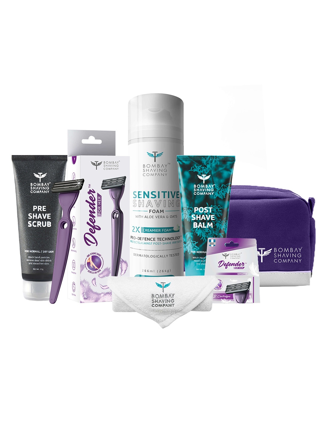 

Bombay Shaving Company Women Ultimate Shaving Kit, Purple