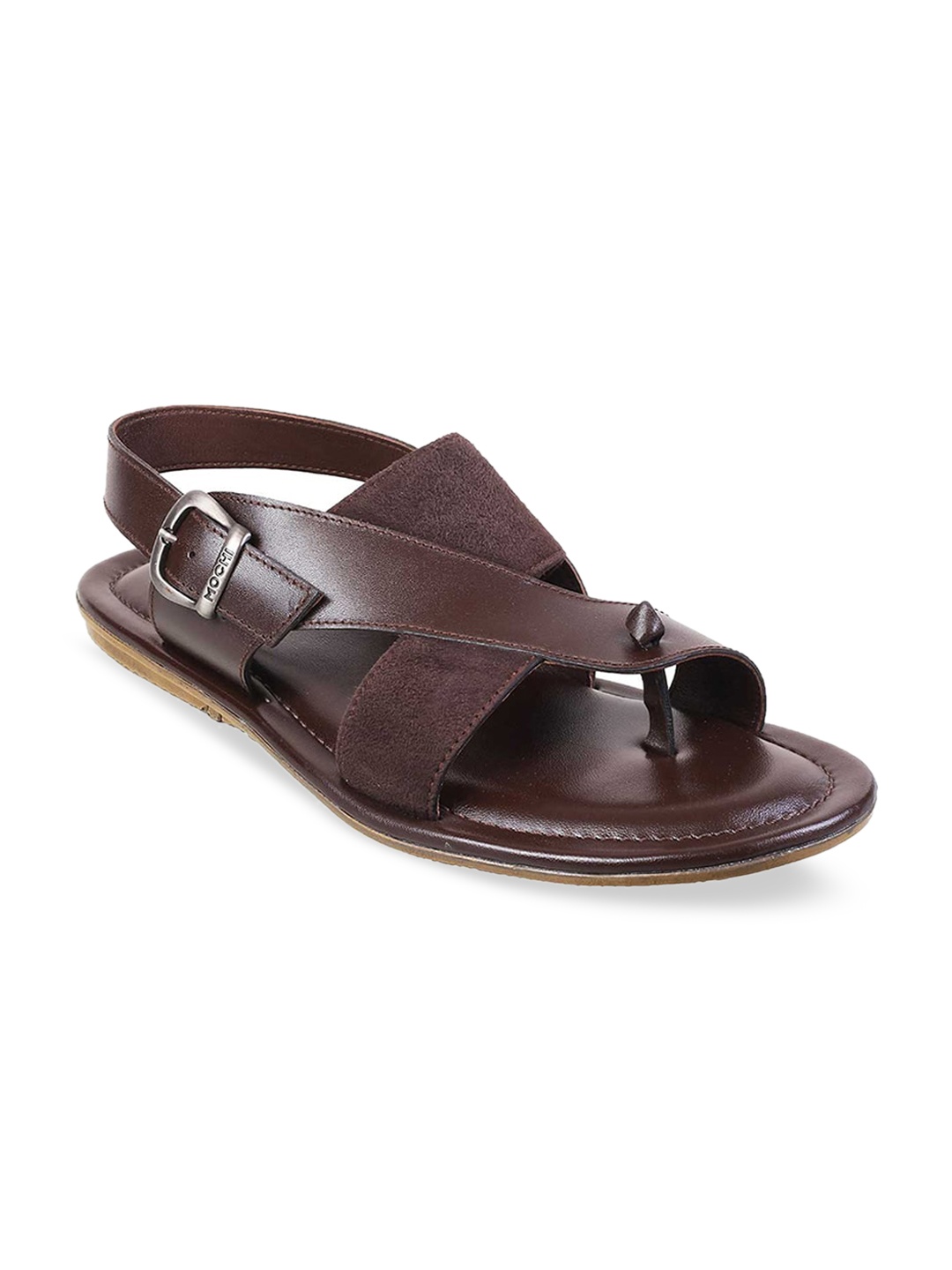 

Mochi Men Brown Comfort Sandals