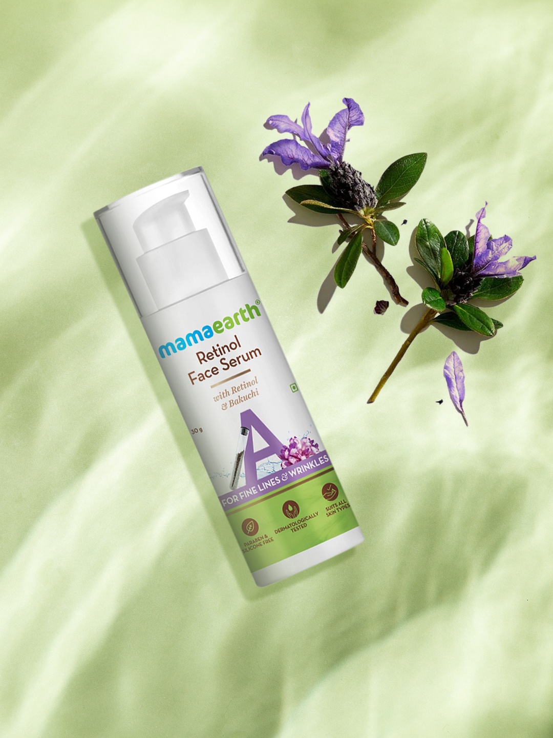 

Mamaearth Retinol Face Serum with Retinol & Bakuchi for Fine Lines Wrinkles, White