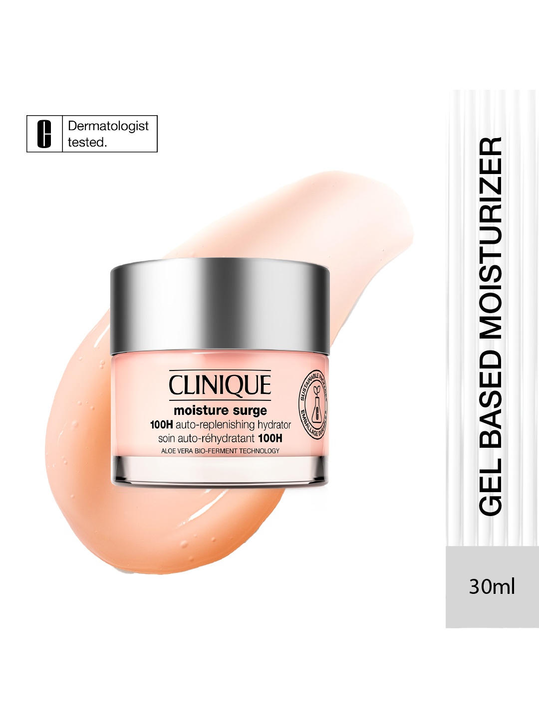 

Clinique Moisture Surge 100H Auto-Replenishing Hydrator Moisturiser - 30 ml, Peach