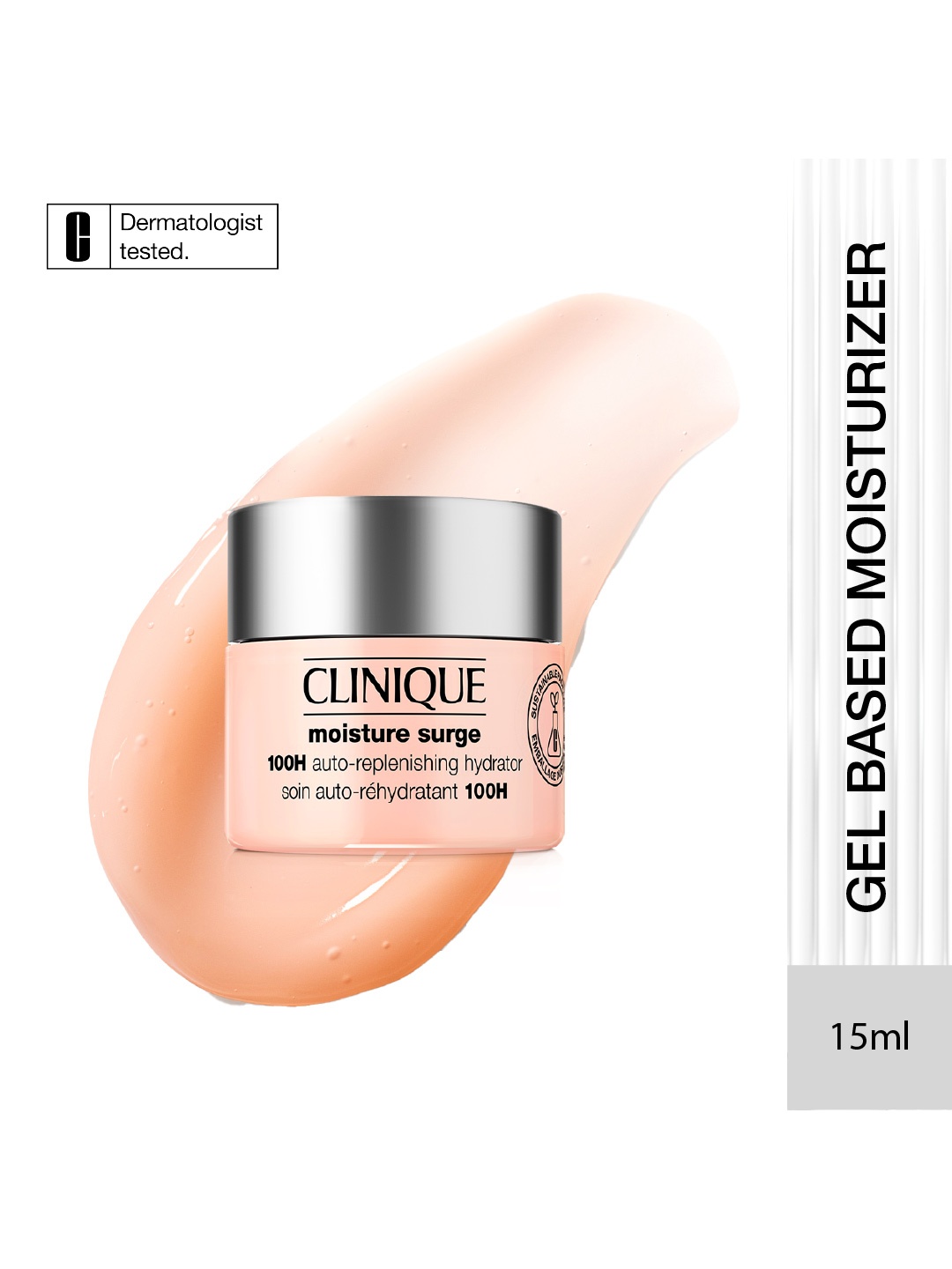 

Clinique Moisture Surge 100H Auto-Replenishing Hydrator Moisturiser - 15 ml, Peach