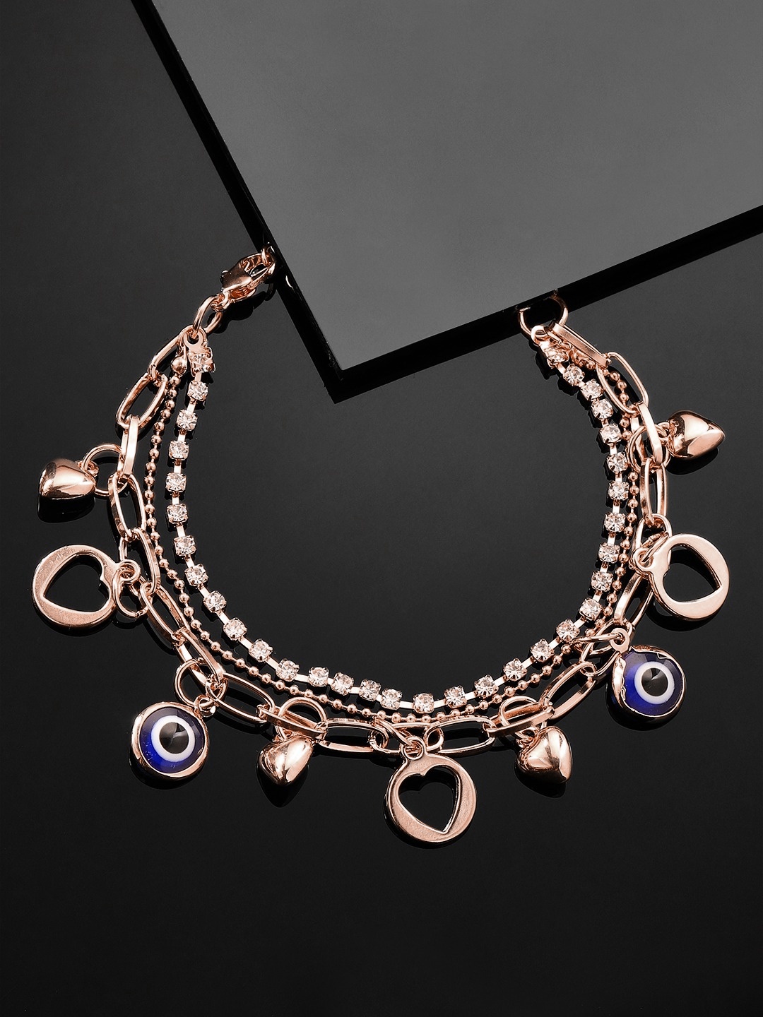 

TOKYO TALKIES X rubans FASHION ACCESSORIES Gold-Plated Handcrafted Charm Bracelet