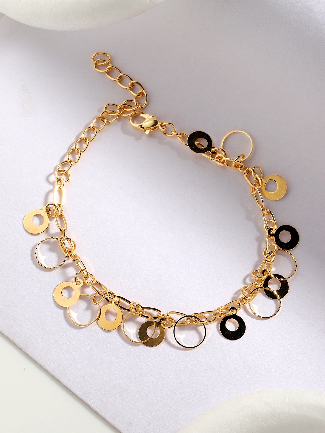 

TOKYO TALKIES X rubans FASHION ACCESSORIES Alloy Gold-Plated Handcrafted Link Bracelet