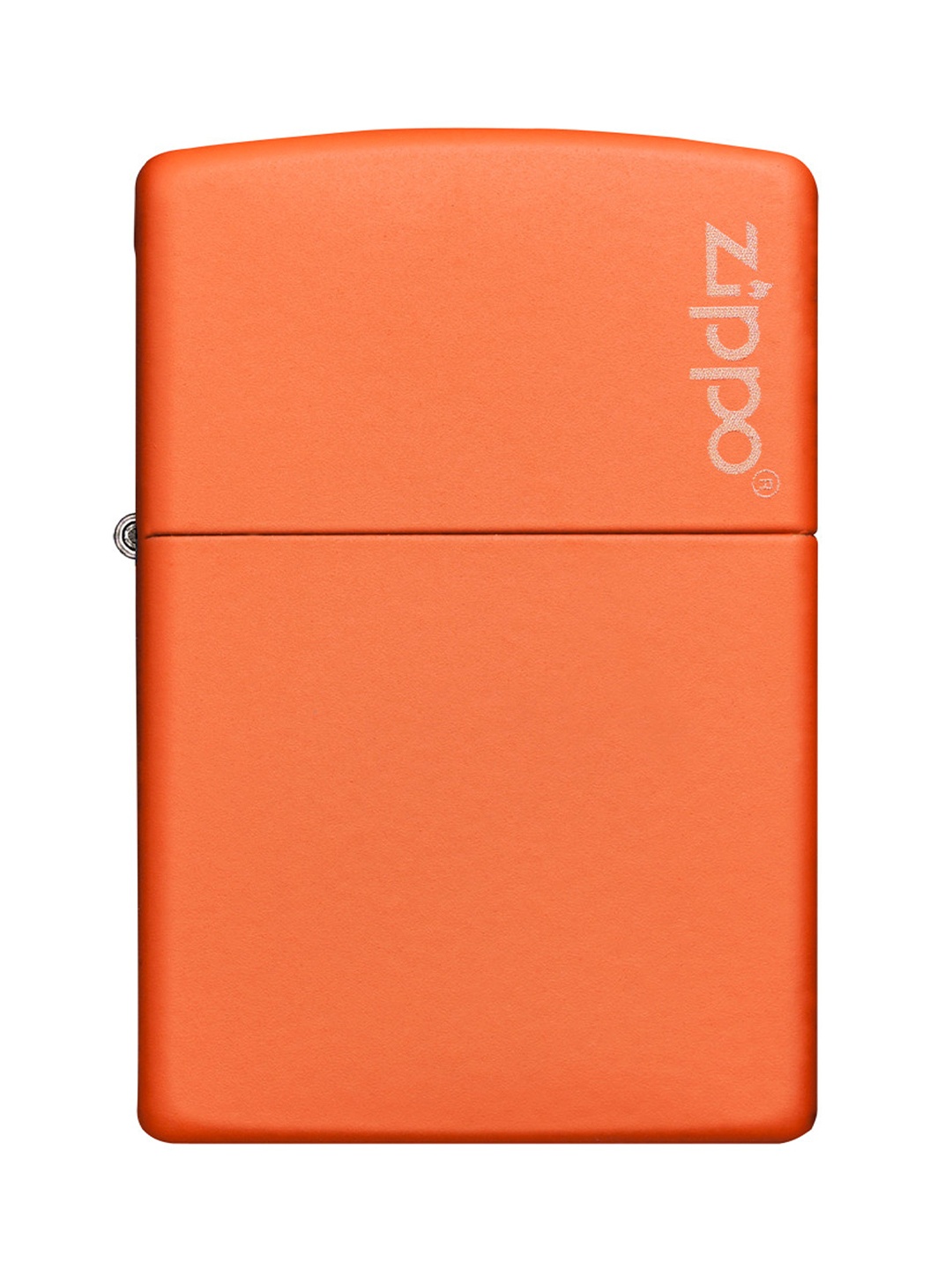 

Zippo Orange Matte Logo Pocket Lighter