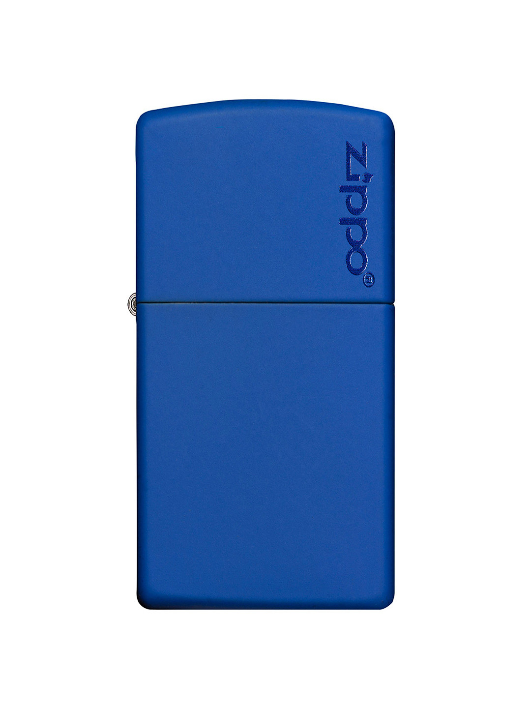

Zippo Blue Matte Logo Pocket Lighter