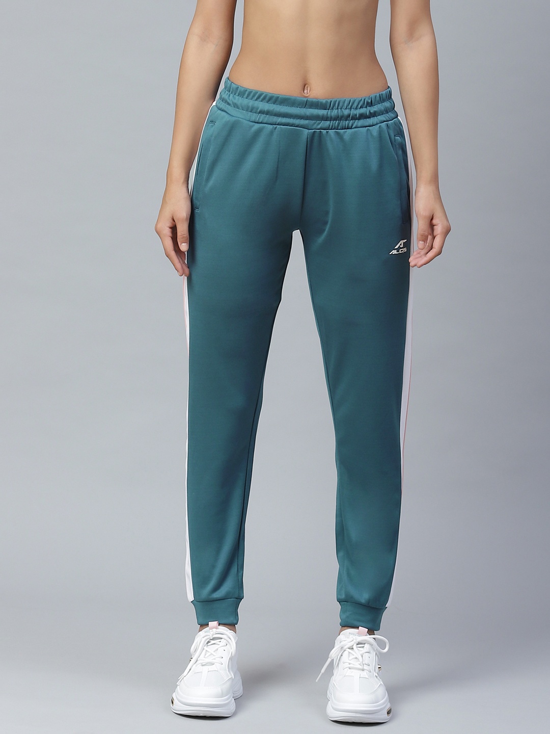 

Alcis Women Teal Green Solid Slim Fit Joggers