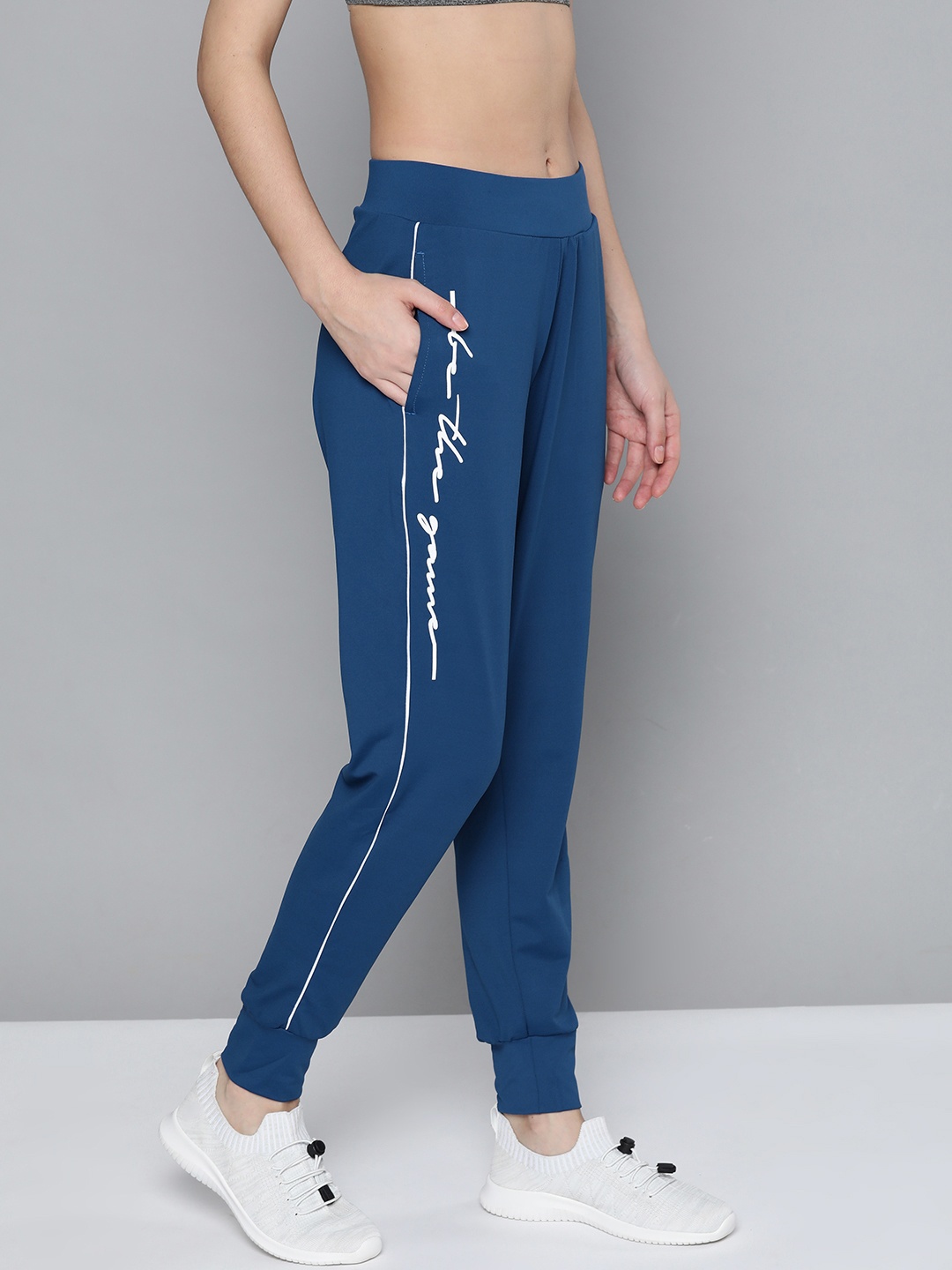 

Alcis Women Teal Blue Slim Fit Solid Joggers