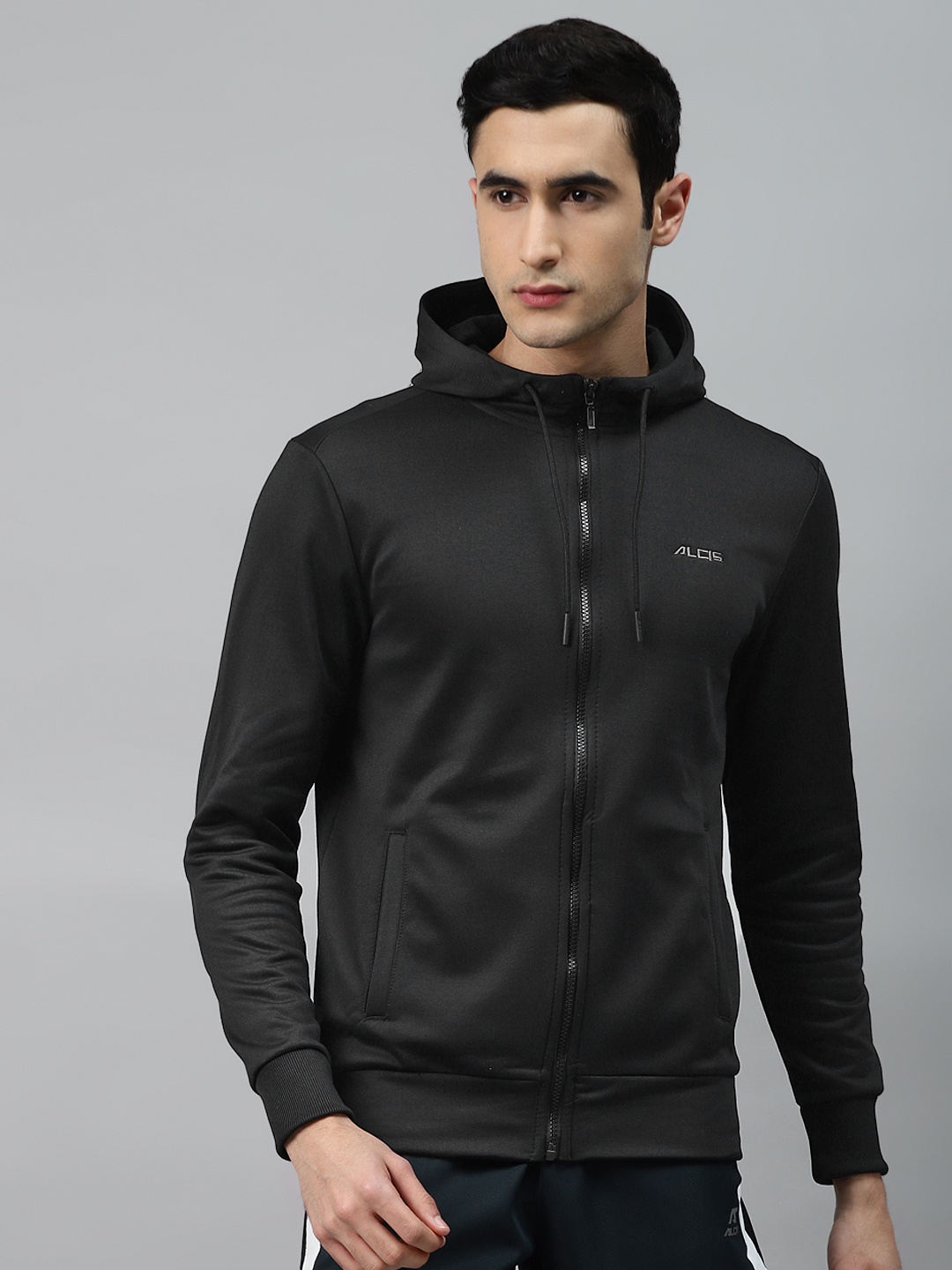 

Alcis Men Black Solid Hooded Outdoor Jacket