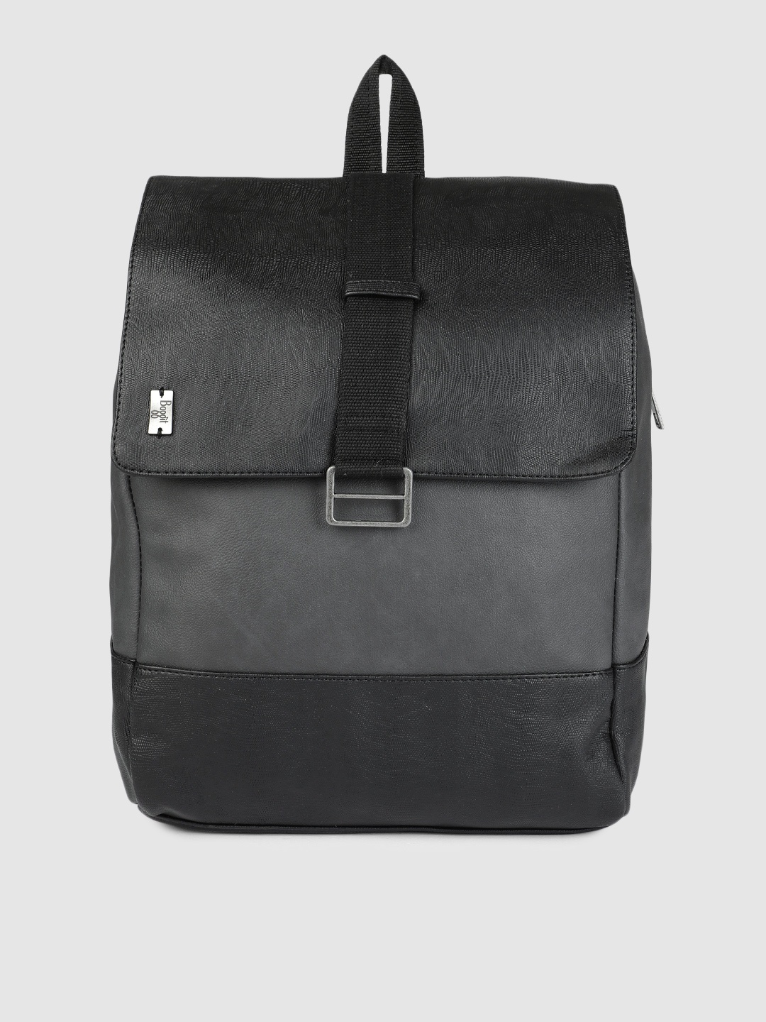 

Baggit Men Black Solid KOREA TIZZY Backpack