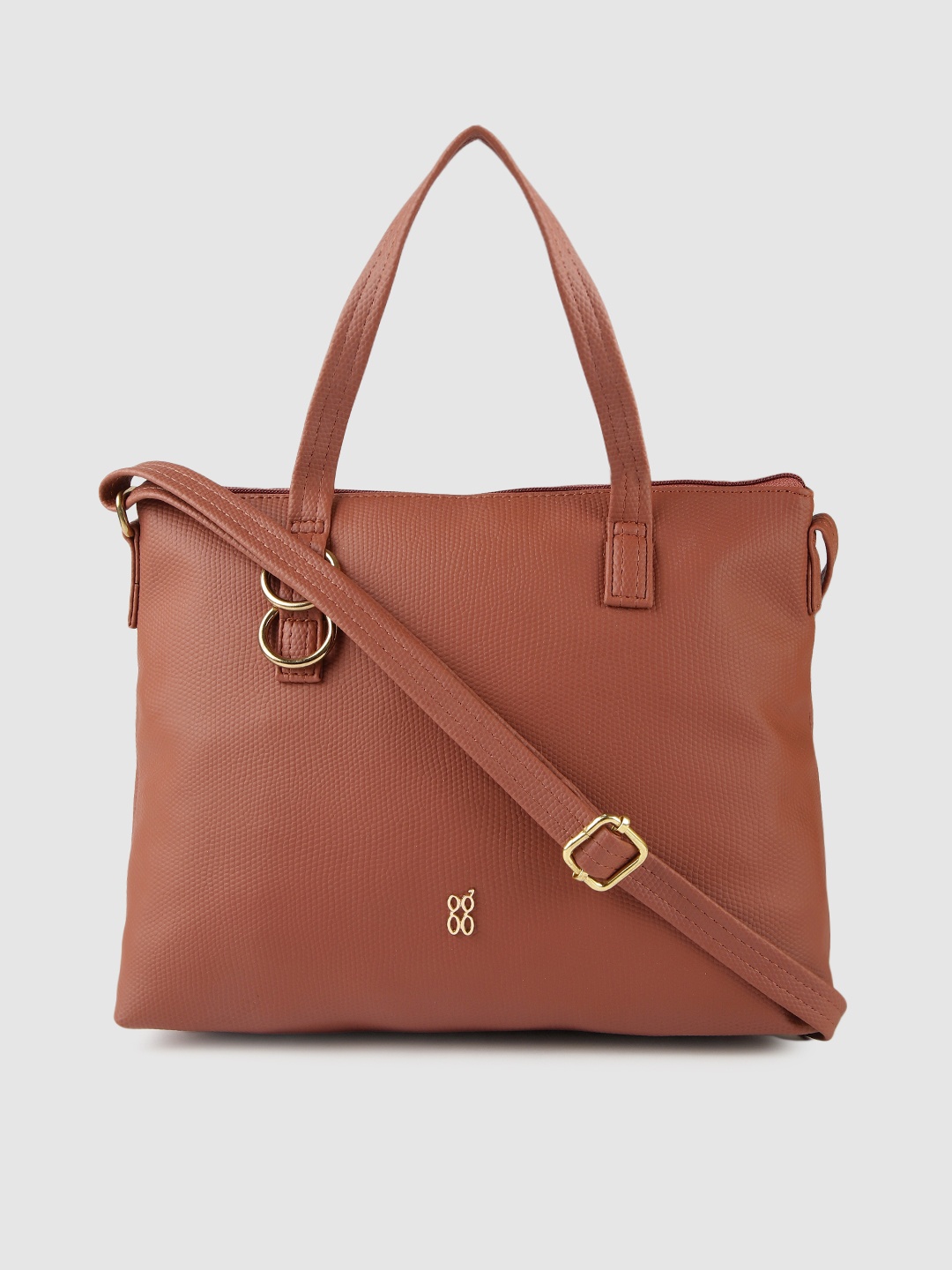 

Baggit Brown Solid Handheld Bag
