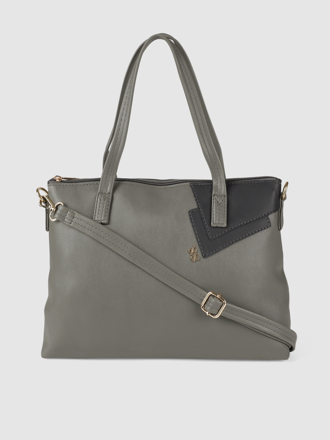 

Baggit Grey Solid Shoulder Bag