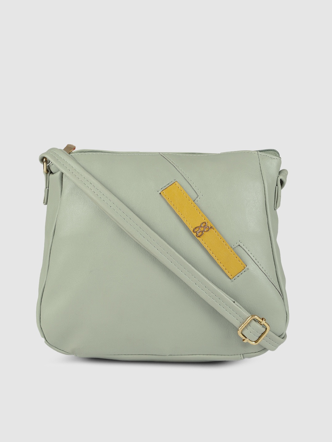

Baggit Mint Green Solid Sling Bag