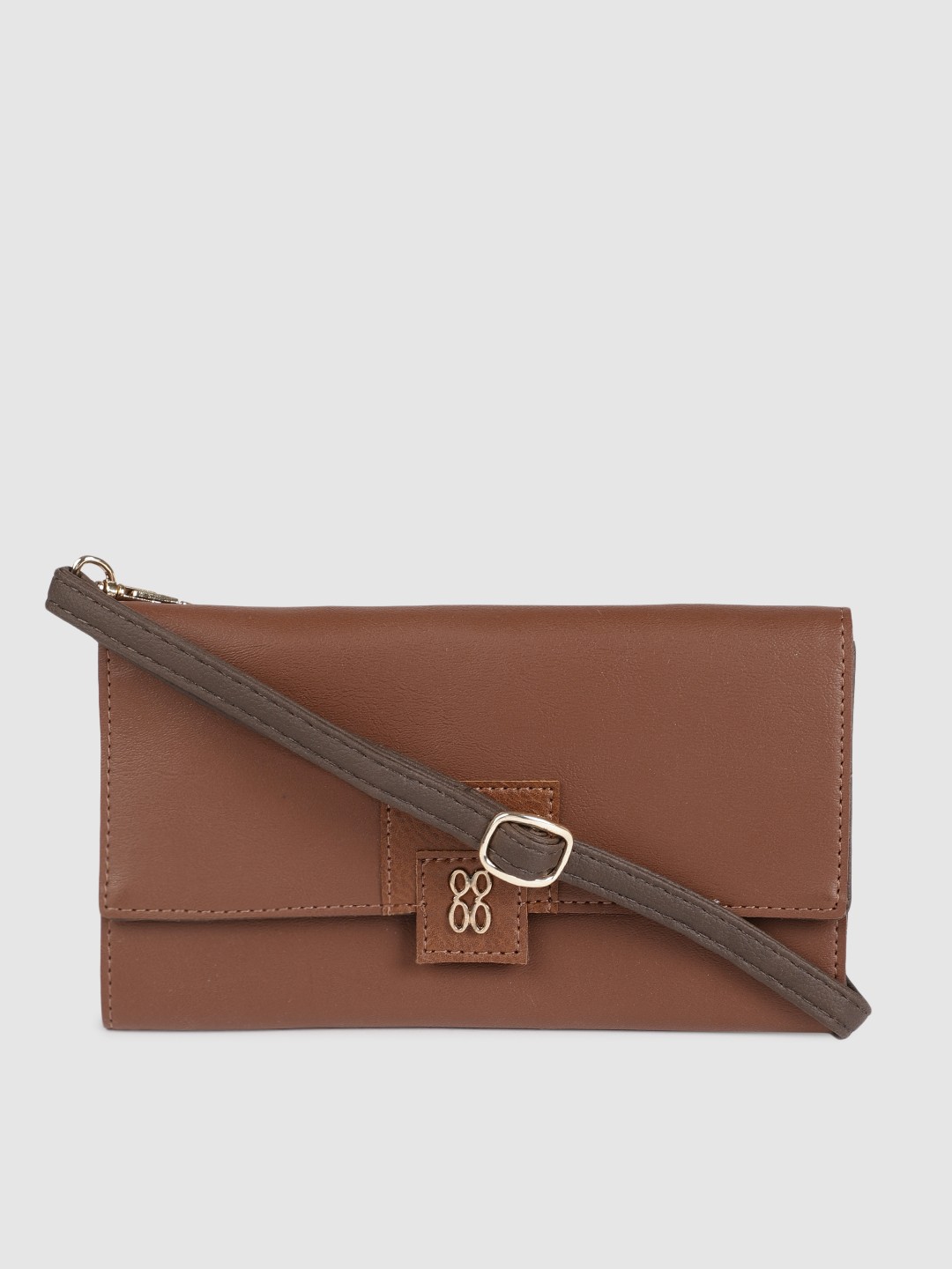 

Baggit Women Brown Solid ONTARIO E Two Fold Wallet