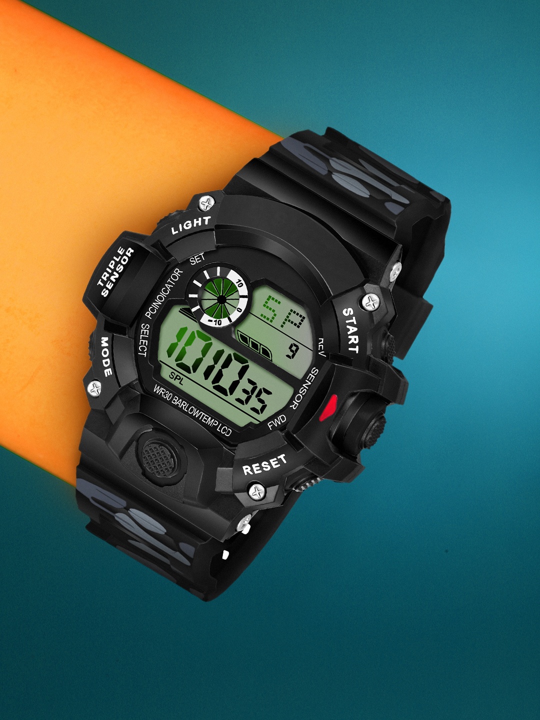 

SWADESI STUFF Unisex Kids Black Digital Watch