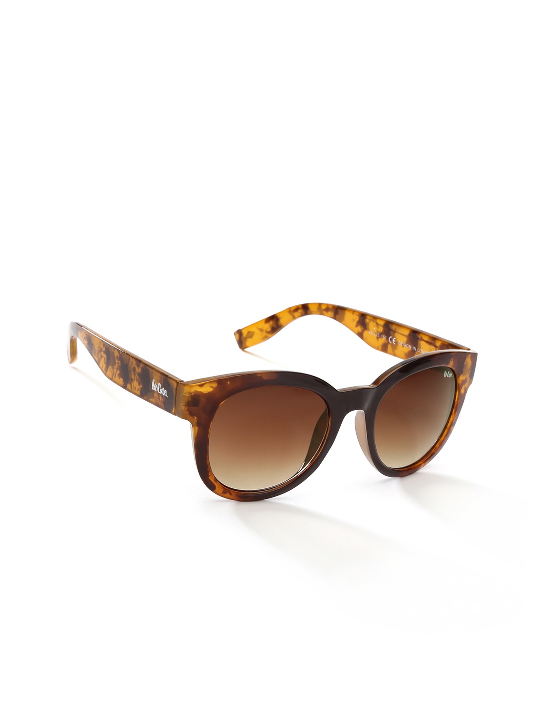 

Lee Cooper Unisex Printed Polarised Oval Sunglasses LC9093SXA, Brown