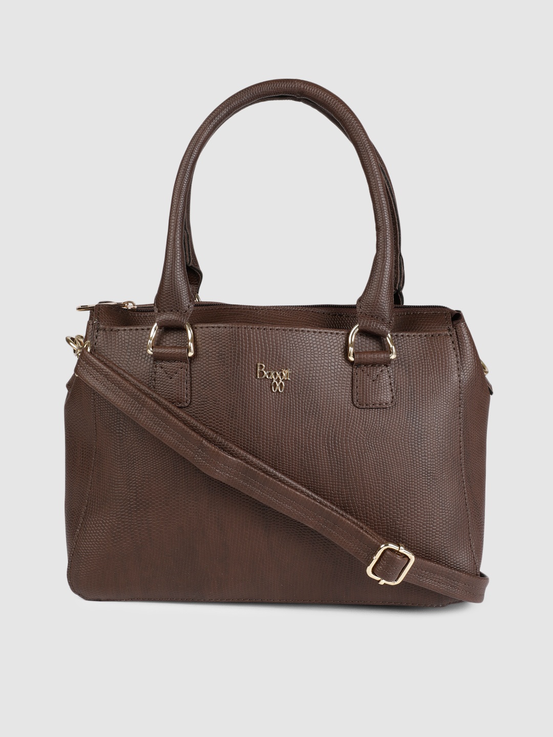 

Baggit Brown Textured SAIRA Handheld Bag