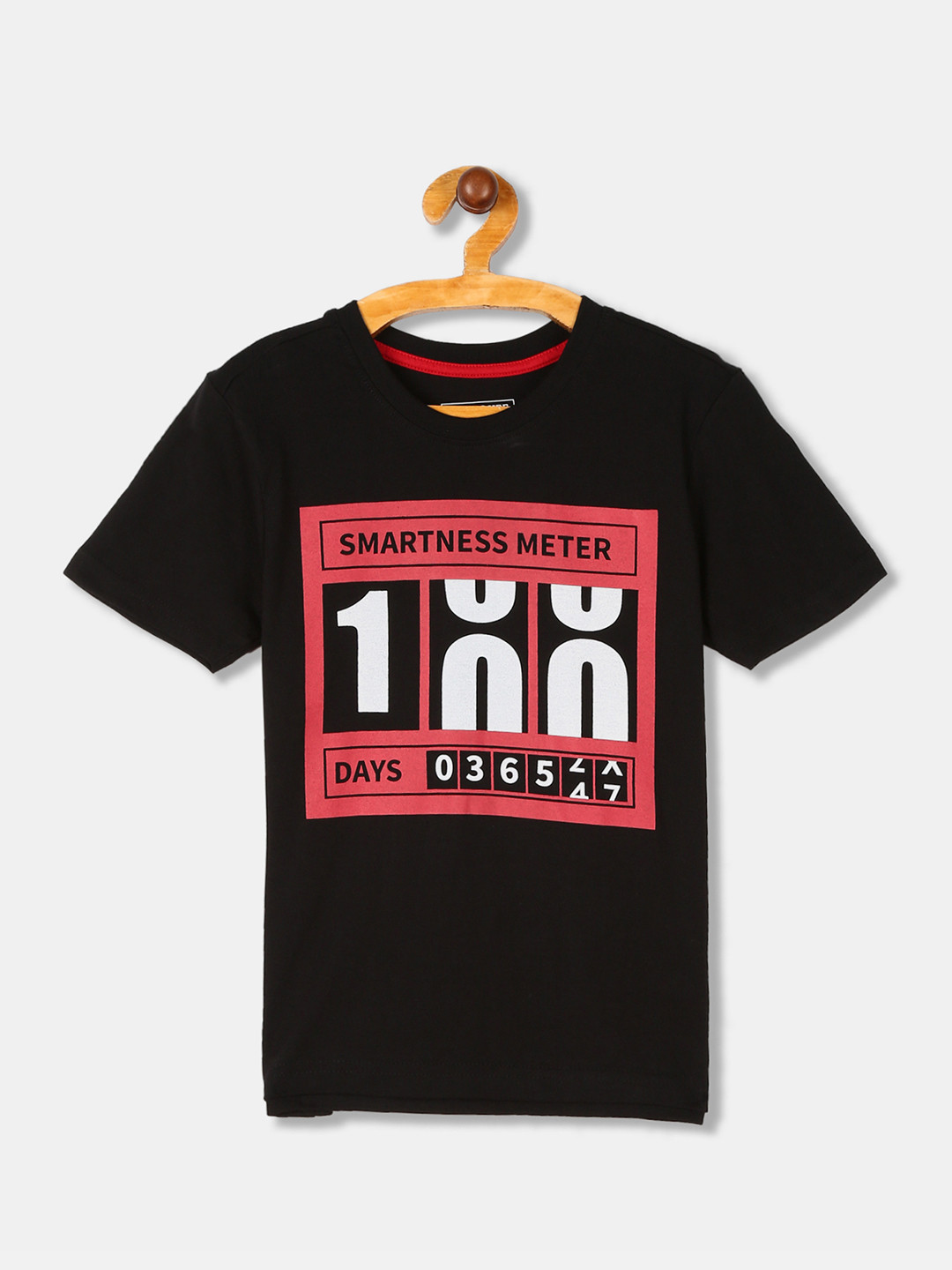 

Cherokee Boys Black Printed Round Neck T-shirt