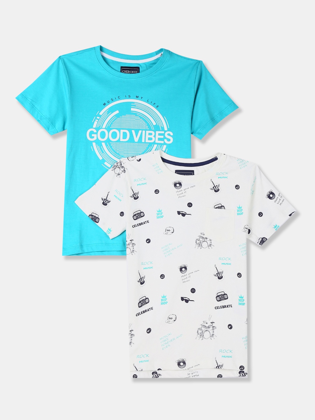 

Cherokee Boys Pack of 2 Assorted Printed T-shirts