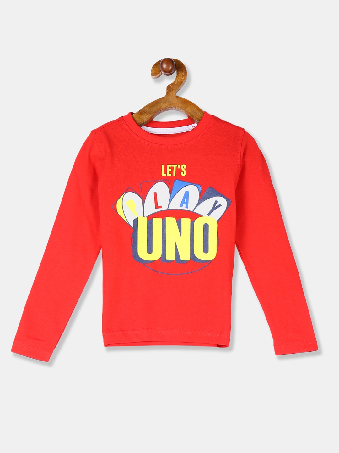 

Cherokee Boys Red Printed Round Neck T-shirt