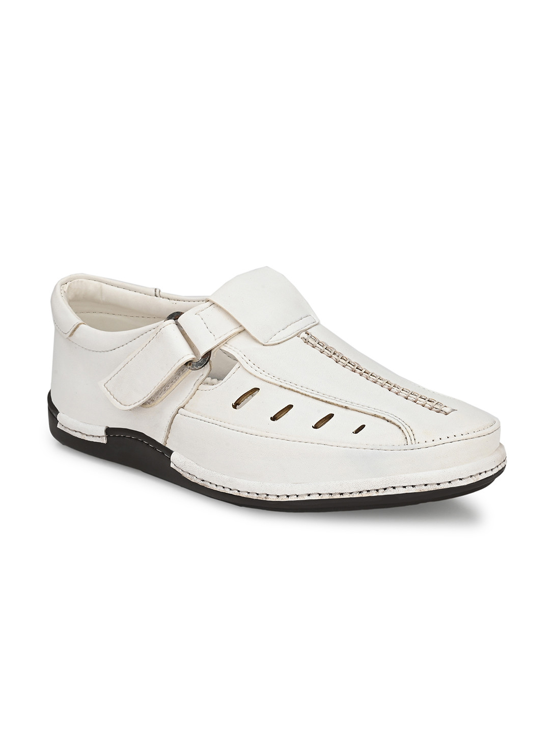 

Eego Italy Men White Sandals