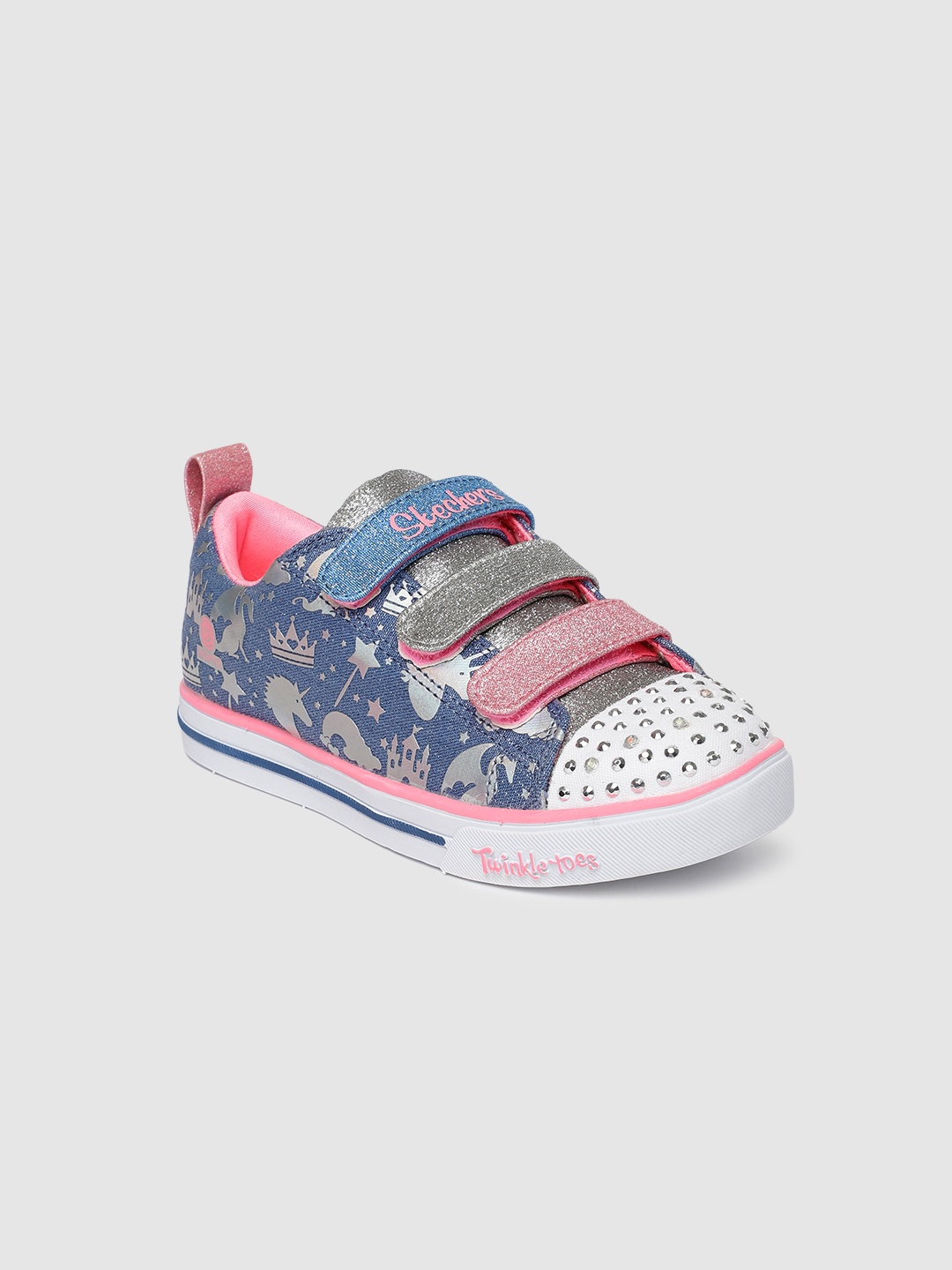 

Skechers Girls Blue SPARKLE LITE-SPARKLELAND Embellished Sneakers