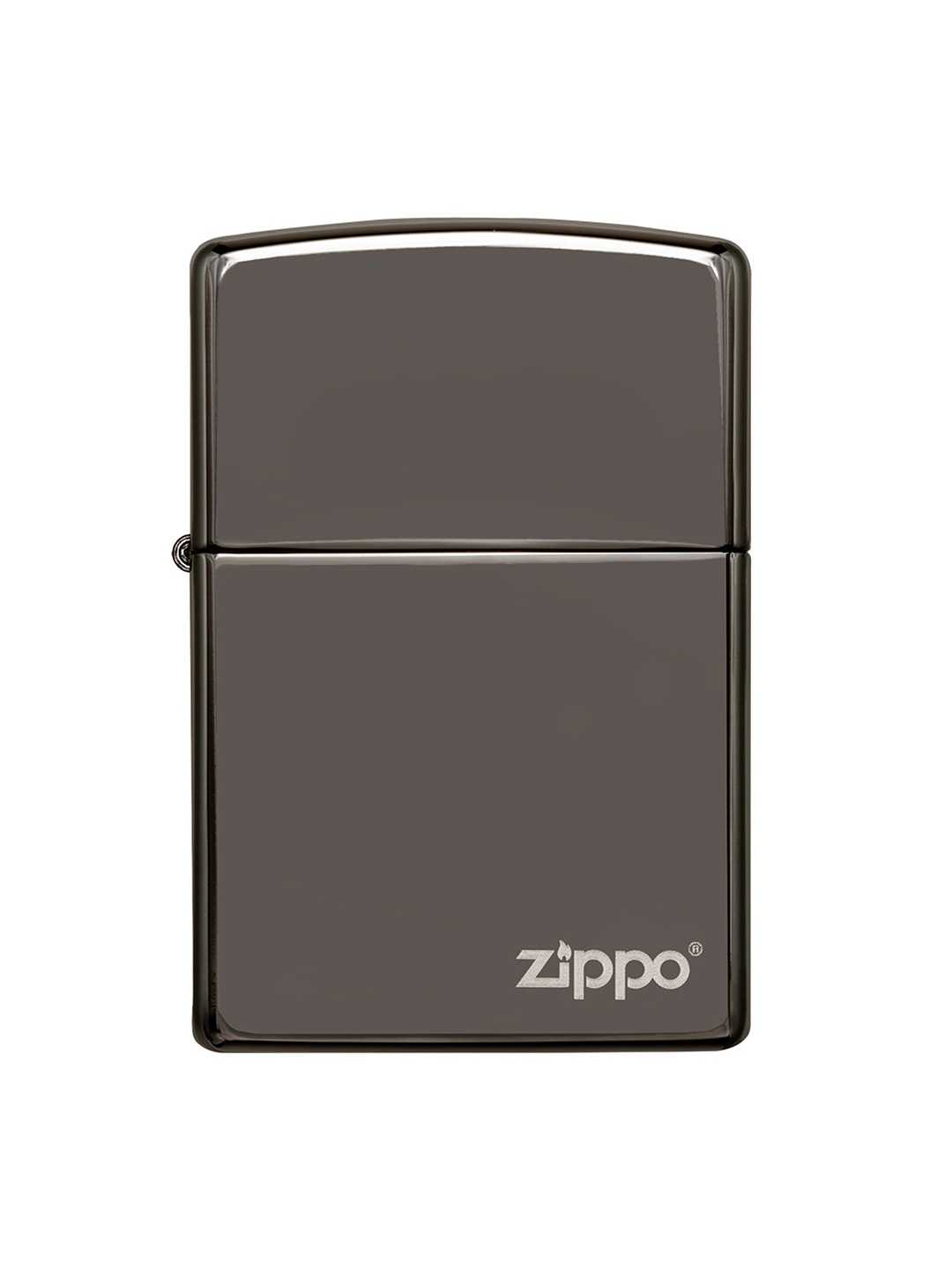 

Zippo Black Brand Logo Pocket Lighter