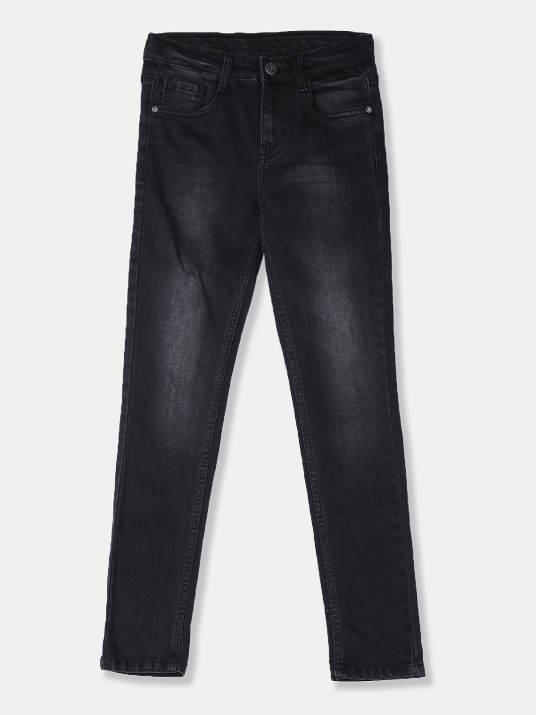 

Cherokee Boys Black Mid-Rise Clean Look Jeans
