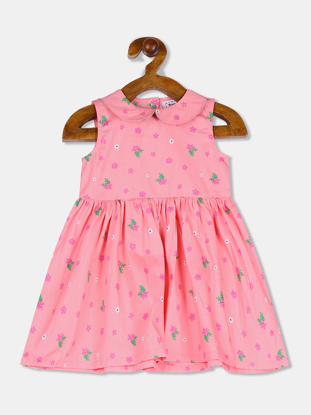 

Donuts Girls Pink Printed Fit and Flare Dress