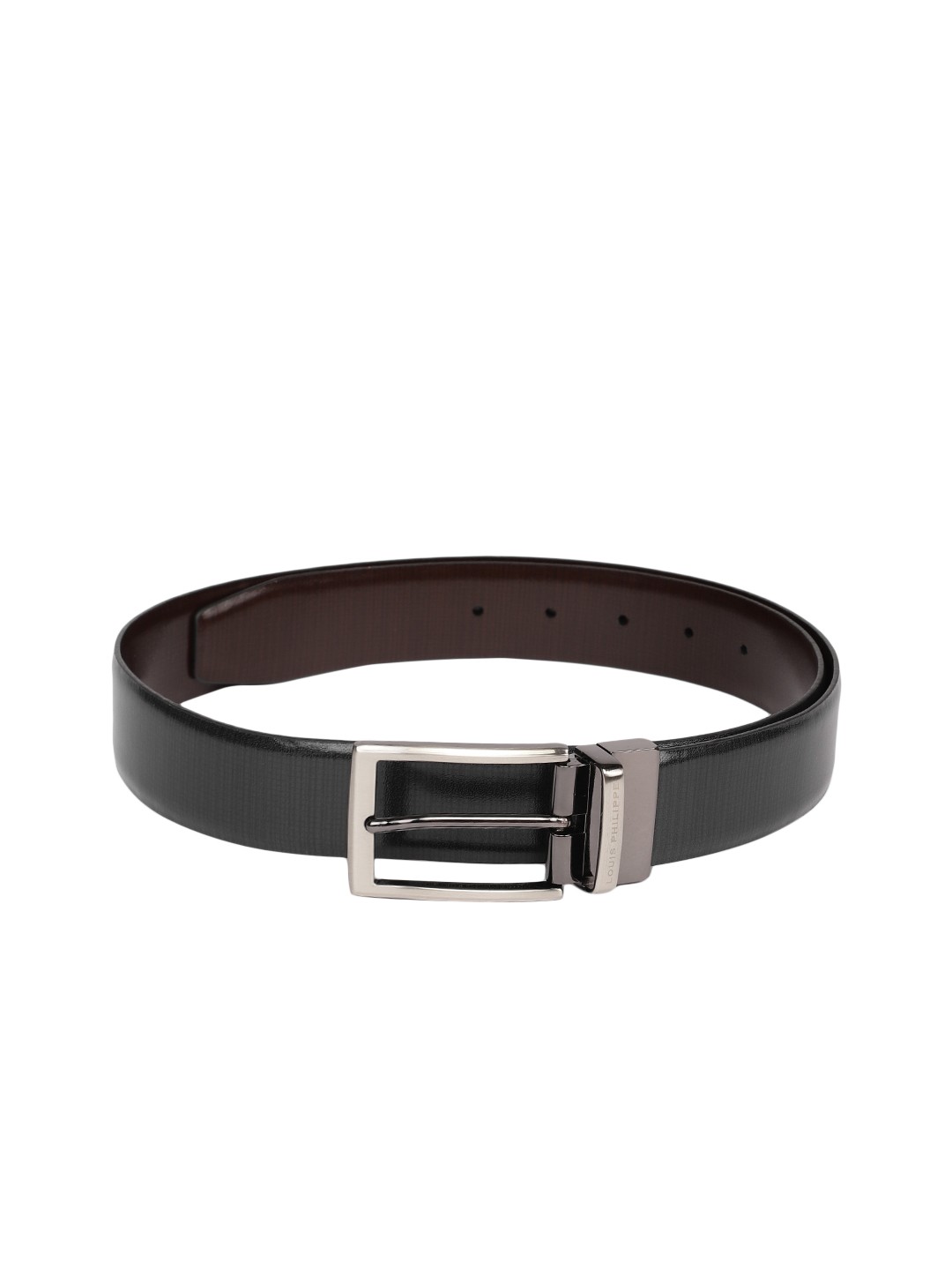 

Louis Philippe Men Black & Brown Solid Reversible Leather Belt