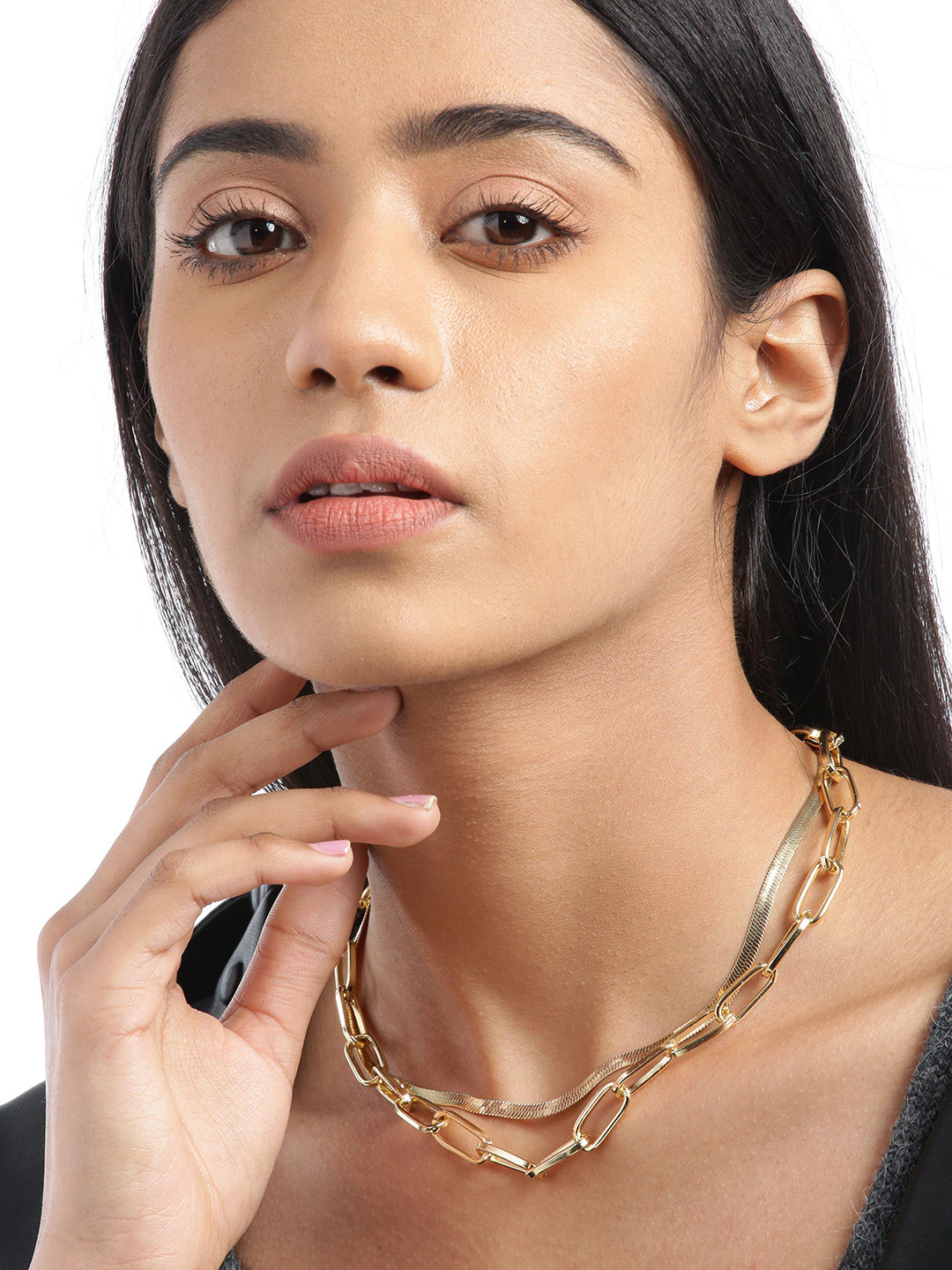 

Jewels Galaxy Women Gold-Plated Layered Necklace