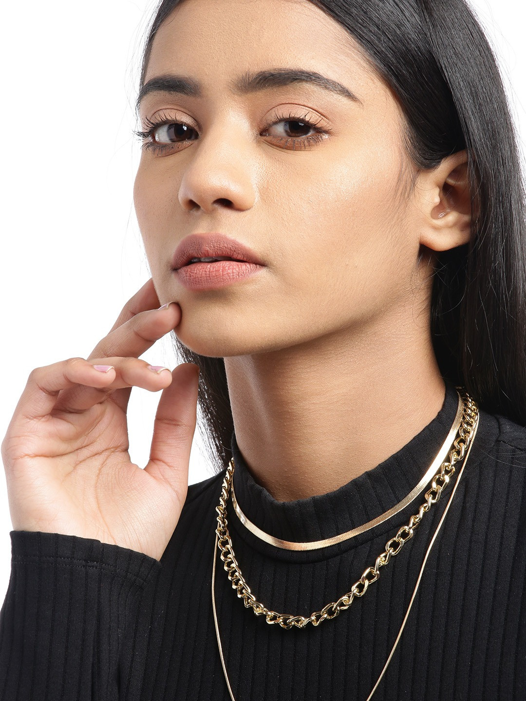 

Jewels Galaxy Women Gold-Plated Layered Necklace