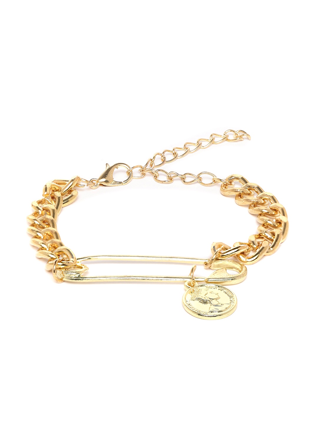

Jewels Galaxy Gold-Plated Link Bracelet