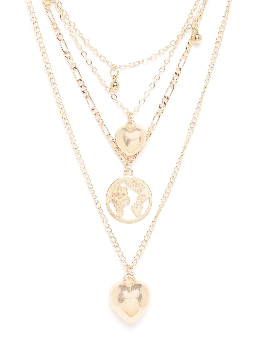 

Jewels Galaxy Women Gold-Plated Layered Necklace