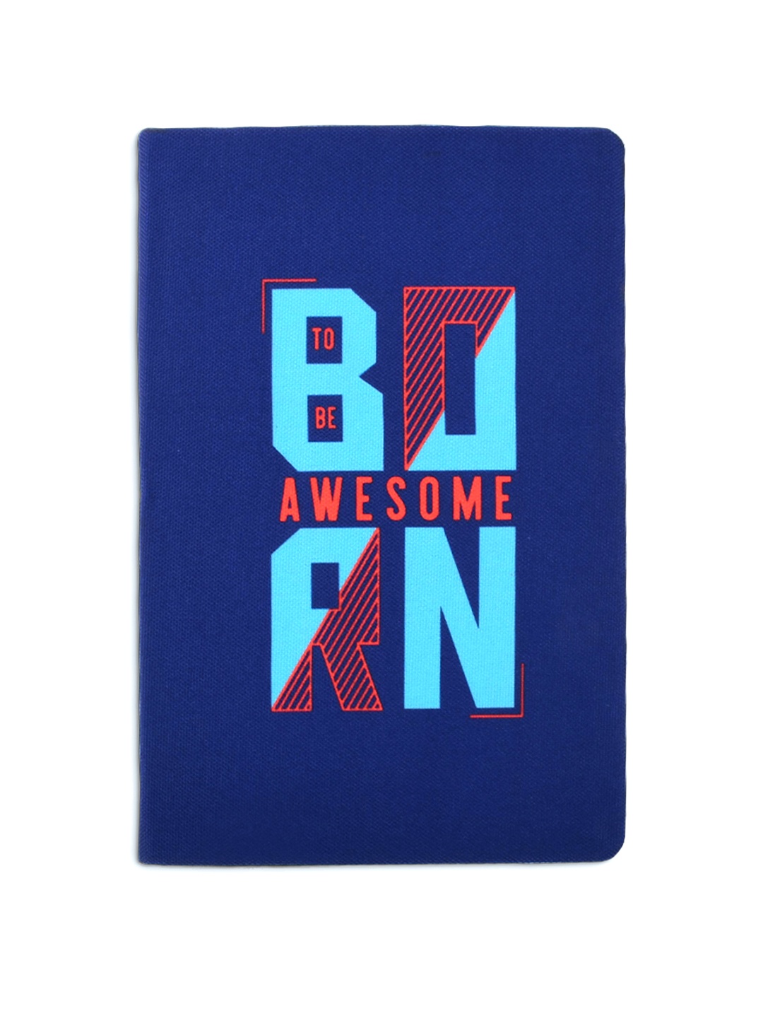 

Doodle Blue Born Awesome Soft Bound Notebook